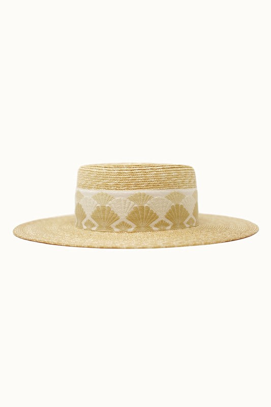 Pismo Palm Straw Shell Hat