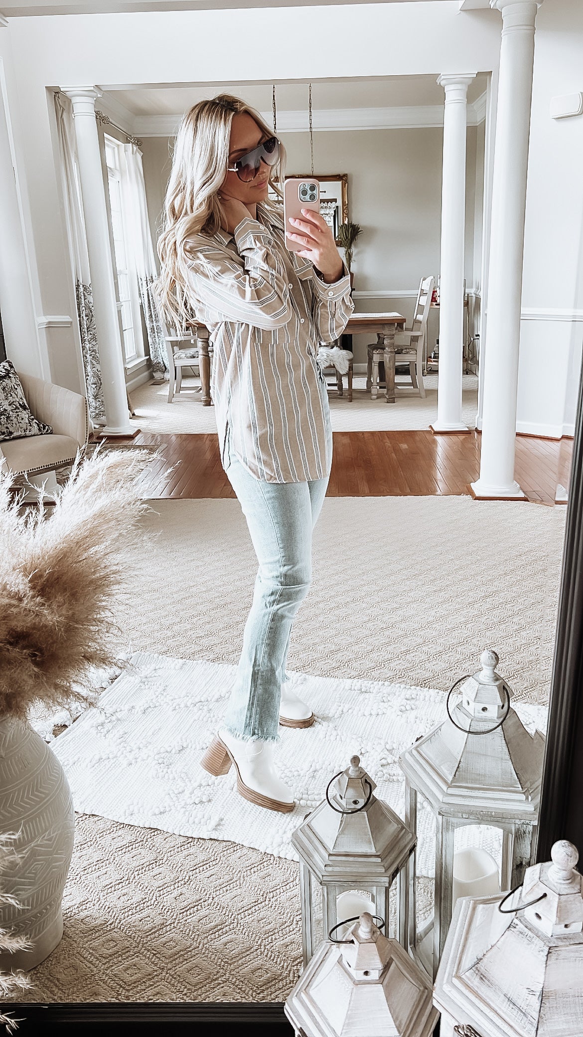 Ainsley Striped Button Up