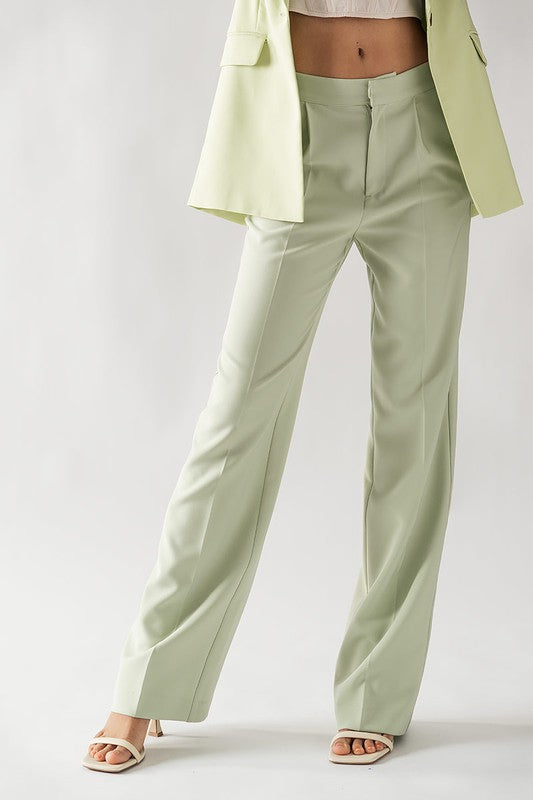 Key Lime Cream Trousers
